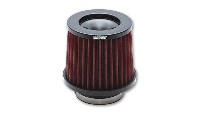 Vibrant 10920 - VIB10920 - Vibrant The Classic Performance Air Filter (5.25in O.D. Cone x 5in Tall x 2.25in inlet I.D.) - Shipped in Europe - Tuningsupply.com