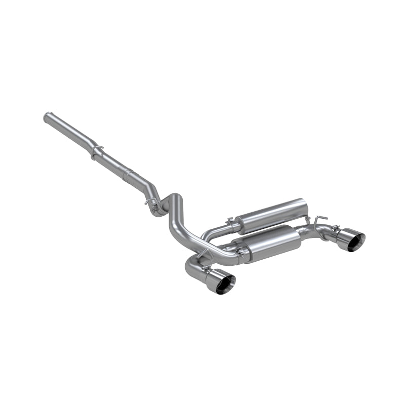MBRP PS4203AL - MBRPS4203AL - MBRP 2016+ Ford Focus RS 3in Aluminized Dual Outlet Cat-Back Exhaust - Shipped in Europe - Tuningsupply.com