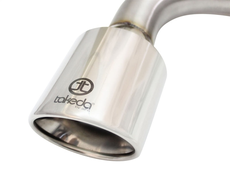 aFe 49-36025-P - AFE49-36025-P - aFe 11-16 Scion TC L4-2.5L 304SS 2-1/4in to 2-1/2in Axle-Back Takeda Exhaust w/ Polished Tip - Shipped in Europe - Tuningsupply.com