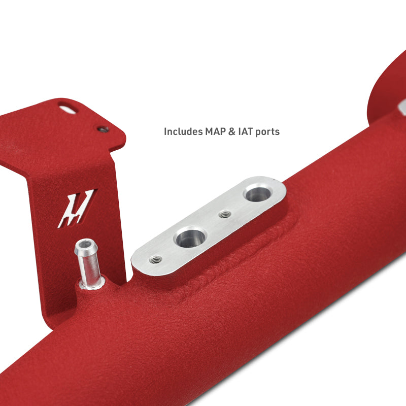 Mishimoto MMINT-CIV-22KBKWRD - MISMMINT-CIV-22KBKWRD - Mishimoto 2022+ Honda Civic 1.5T Intercooler Kit - Black Intercooler - Red Pipes - Shipped in Europe - Tuningsupply.com