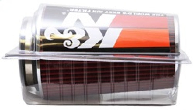 K&N Engineering RG-1002RD - KNNRG-1002RD - K&N Universal Air Filter Chrome Round Tapered Red - 4in Flange ID x 1.125in Flange Length x 9.5in H - Shipped in Europe - Tuningsupply.com