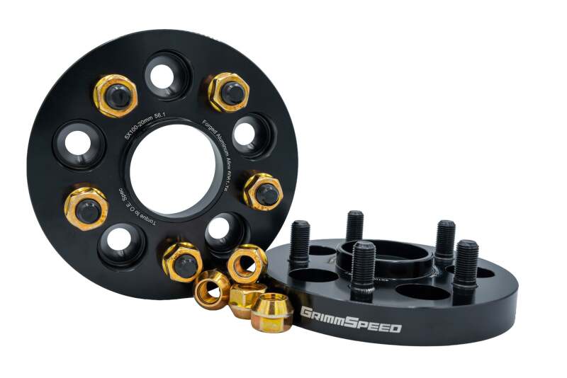 GrimmSpeed GRM.1188.1.0 - GRMGRM.1188.1.0 - GrimmSpeed 02-14 Subaru WRX 5x100 15mm Wheel Spacer (Pair) - Shipped in Europe - Tuningsupply.com