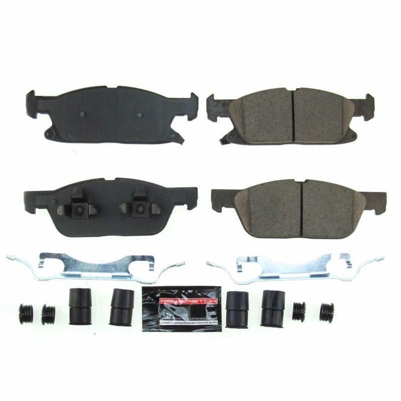 PowerStop Z23-2180 - PSBZ23-2180 - Power Stop 2019 Ford Edge Front Z23 Evolution Sport Brake Pads w/Hardware - Shipped in Europe - Tuningsupply.com