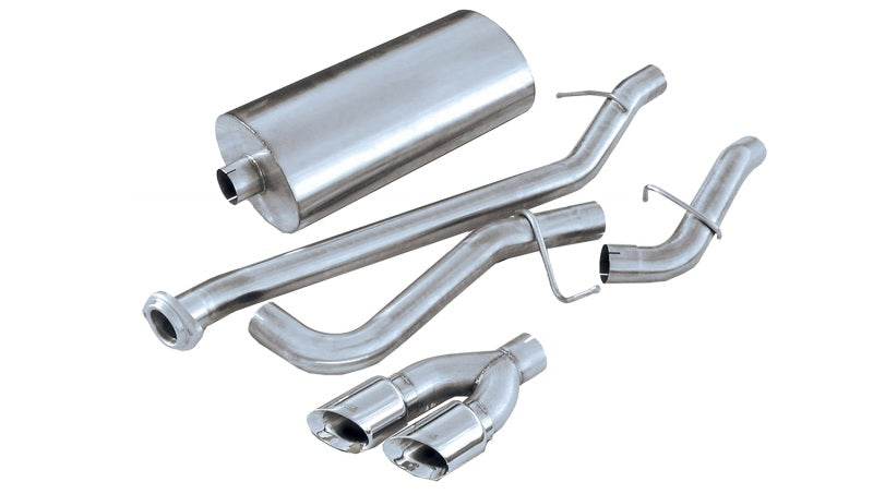 CORSA Performance - COR14260 - Corsa 1999-06 Chevrolet Silverado Reg. Cab/Short Bed 1500 4.8L V8 Polished Touring Cat-Back Exhaust - Shipped in Europe - Tuningsupply.com