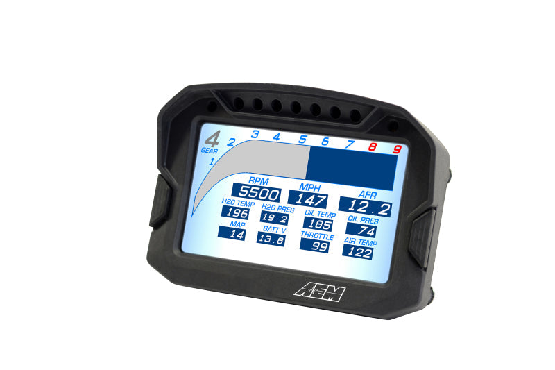 AEM 30-5603 - AEM30-5603 - AEM CD-5LG Carbon Logging Digital Dash Display w/ Internal 10Hz GPS & Antenna - Shipped in Europe - Tuningsupply.com