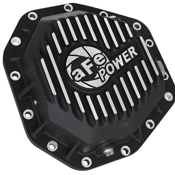aFe 46-70352 - AFE46-70352 - aFe Power Pro Ser Rear Diff Cover Black w/Mach Fins 2017 Ford Diesel Trucks V8-6.7L(td) Dana M275-14 - Shipped in Europe - Tuningsupply.com