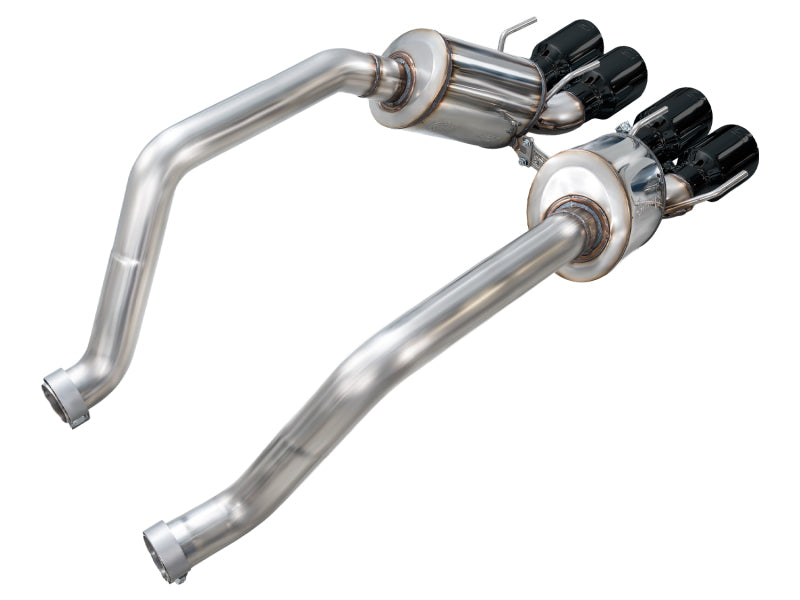AWE Tuning 3015-43606 - AWE3015-43606 - AWE Tuning C6 Chevrolet Corvette Z06/ZR1 Touring Edition Axle-Back Exhaust w/ Diamond Black Tips - Shipped in Europe - Tuningsupply.com