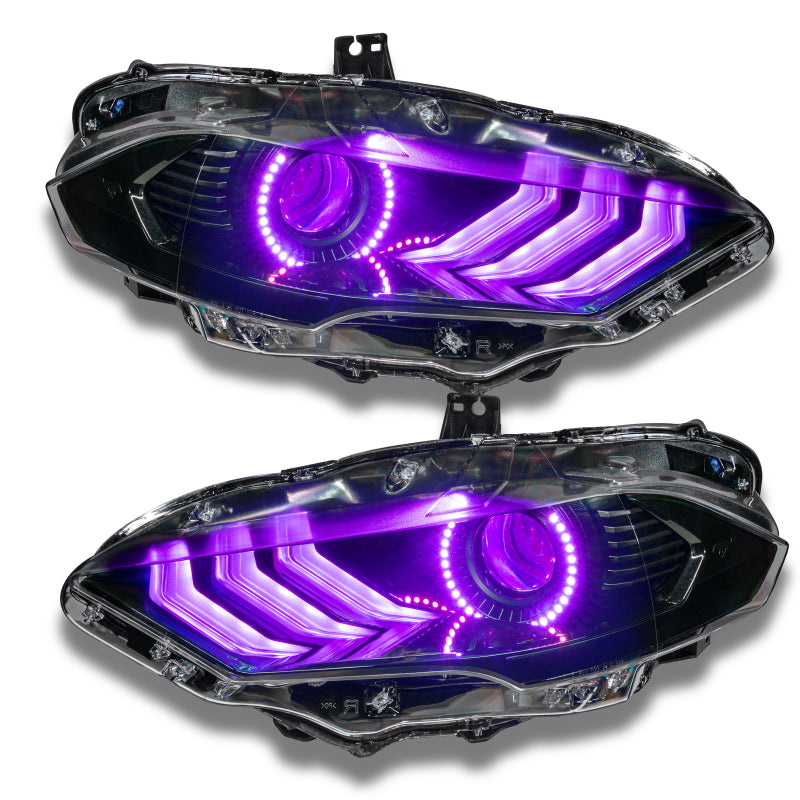 ORACLE Lighting 1446-332 - ORL1446-332 - Oracle 18-21 Ford Mustang Dynamic DRL w/ Halo Kit & Sequential Turn Signal - ColorSHIFT - Shipped in Europe - Tuningsupply.com