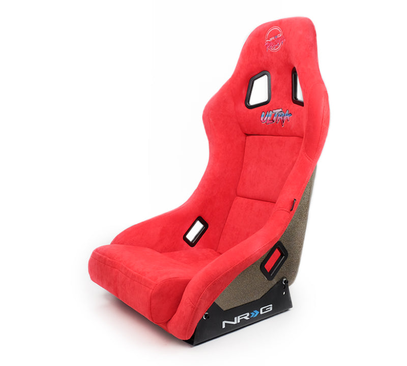 NRG - NRGFRP-303RD-ULTRA - NRG FRP Bucket Seat ULTRA Edition - Medium (Red Alcantara/Pearlized Back) - Shipped in Europe - Tuningsupply.com