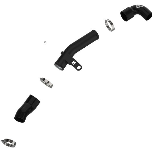 aFe 46-20646-B - AFE46-20646-B - aFe 19-22 Hyundai Veloster N L4 2.0L (t) BladeRunner 2-1/2in Aluminum Hot Charge Pipe - Black - Shipped in Europe - Tuningsupply.com