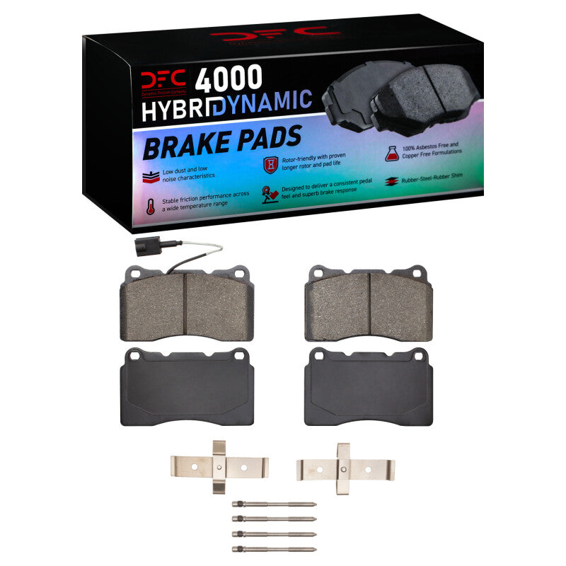 DFC 4000-1016-01 - DFC4000-1016-01 - DFC 14-22 Maserati Ghibli Front 4000 HybriDynamic Brake Pads and Hardware Kit - Shipped in Europe - Tuningsupply.com