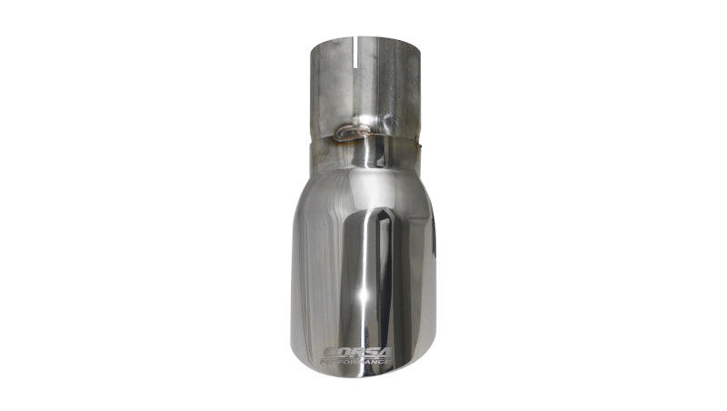 CORSA Performance TK006 - CORTK006 - Corsa Single Universal 3.0in Inlet / 4in Outlet Polished Pro-Series Tip Kit - Shipped in Europe - Tuningsupply.com