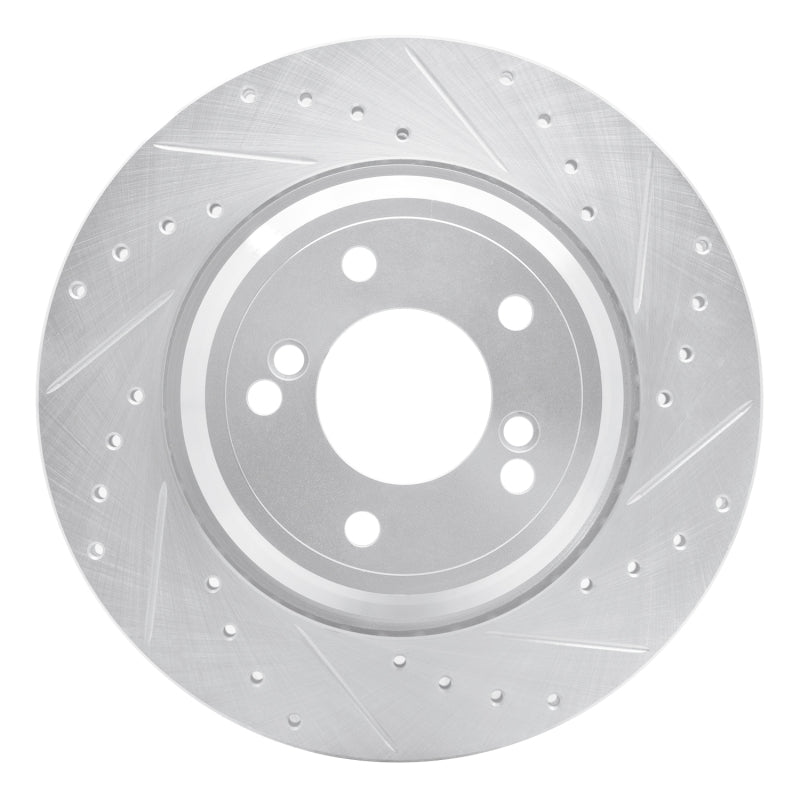 R1 Concepts 631-31050R - RNC631-31050R - R1 00-06 BMW M5 Rear Right Drilled & Slotted Silver Brake Rotor - Shipped in Europe - Tuningsupply.com
