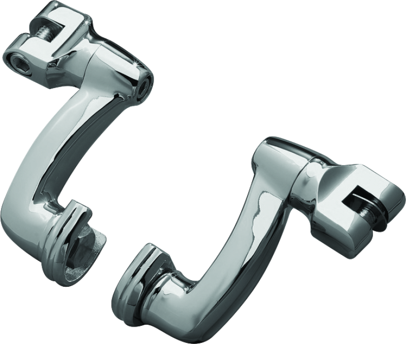 Kuryakyn 8016 - KUR8016 - Kuryakyn Longhorn Offset Peg Mounts Chrome (Pair) - Shipped in Europe - Tuningsupply.com