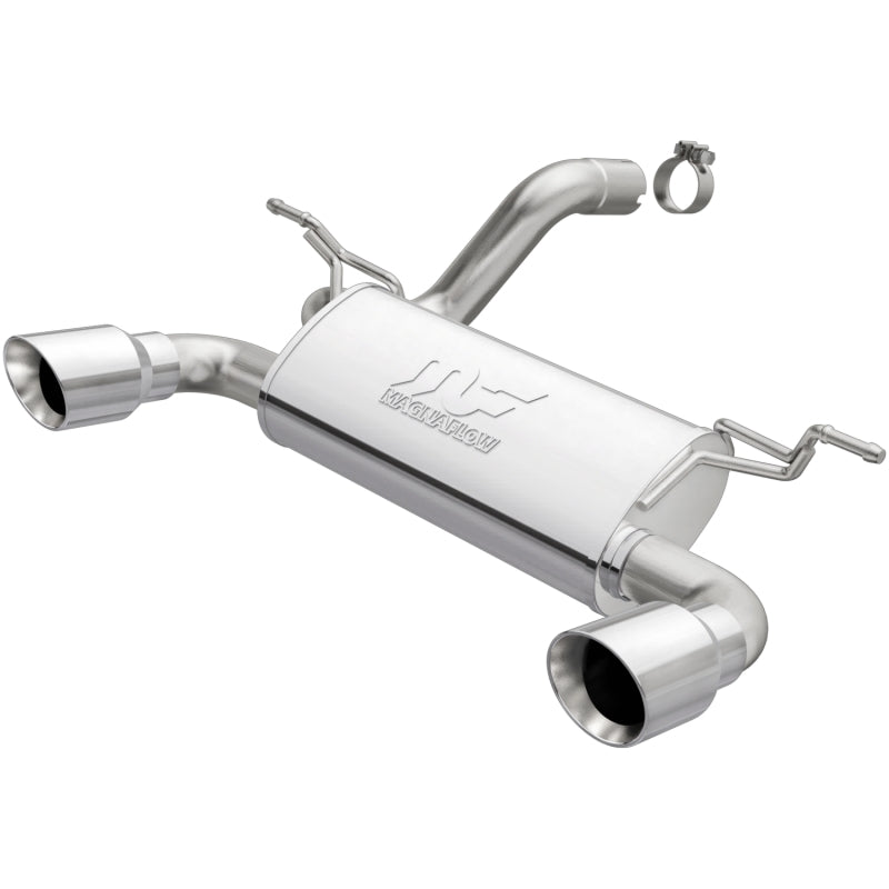 Magnaflow 19385 - MAG19385 - MagnaFlow 2018+ Jeep Wrangler 3.6L Dual Polished Tip Axle-Back Exhaust - Shipped in Europe - Tuningsupply.com