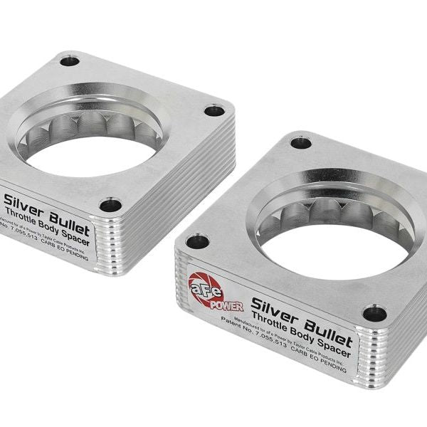 aFe 46-36007 - AFE46-36007 - aFe Silver Bullet Throttle Body Spacer 09-18 Nissan 370Z V6-3.7L (VQ37VHR) - Shipped in Europe - Tuningsupply.com