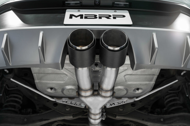 MBRP PS47053CF - MBRPS47053CF - MBRP 2019+ MBRP Hyundai Veloster Turbo Cat Back - T304 Stainless - Carbon Fiber Tip - Shipped in Europe - Tuningsupply.com