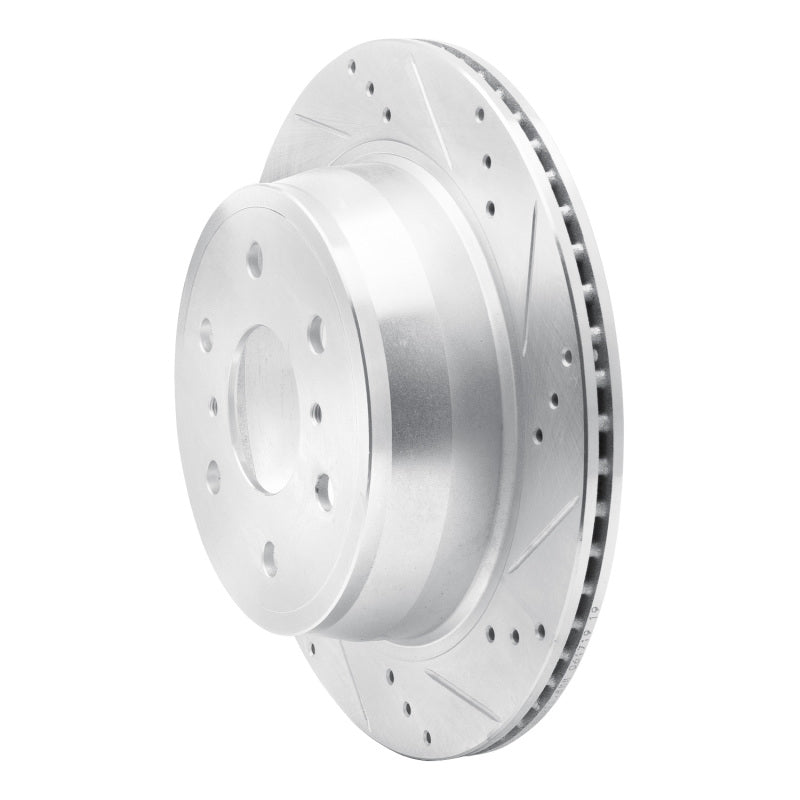 R1 Concepts 631-48053R - RNC631-48053R - R1 07-20 Cadillac Escalade ESV Rear Right Drilled & Slotted Silver Brake Rotor - Shipped in Europe - Tuningsupply.com