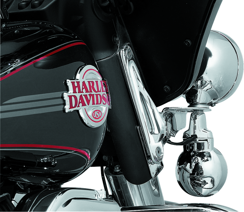 Kuryakyn 928 - KUR928 - Kuryakyn Custom Teardrop Tie-Down Brackets 83-13 Touring Chrome - Shipped in Europe - Tuningsupply.com