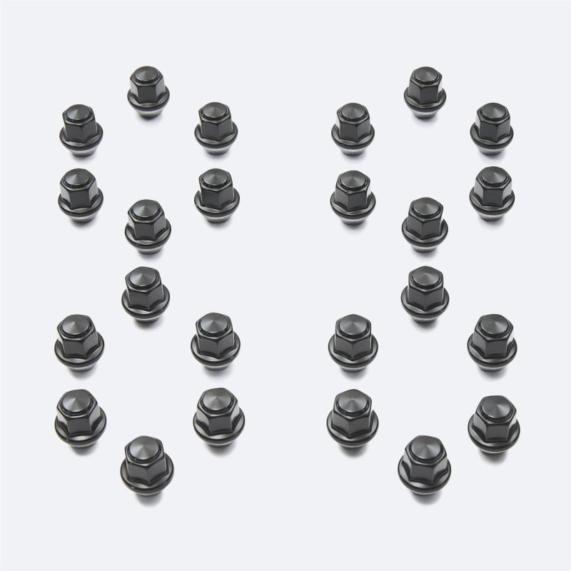 Ford Racing M-1012K-F15B - FRPM-1012K-F15B - Ford Racing M14 x 1.5 Black Lug Nut - Set of 24 - Shipped in Europe - Tuningsupply.com