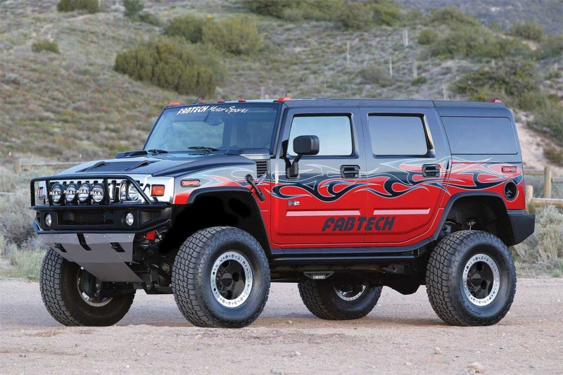 Fabtech FTS27003BK - FABFTS27003BK - Fabtech 03-08 Hummer H2 4WD 6in Performance System - Component Box 1 - Black - Shipped in Europe - Tuningsupply.com
