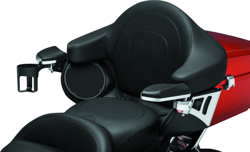 Kuryakyn 8955 - KUR8955 - Kuryakyn Passenger Armrests 14-Up Touring and Tri Glide Chrome - Shipped in Europe - Tuningsupply.com