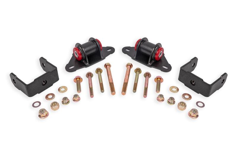 BMR Suspension TM570H - BMRTM570H - BMR 14-19 Chevrolet Corvette C7 Polyurethane Transmission/Differential Mount - Black Hammertone - Shipped in Europe - Tuningsupply.com