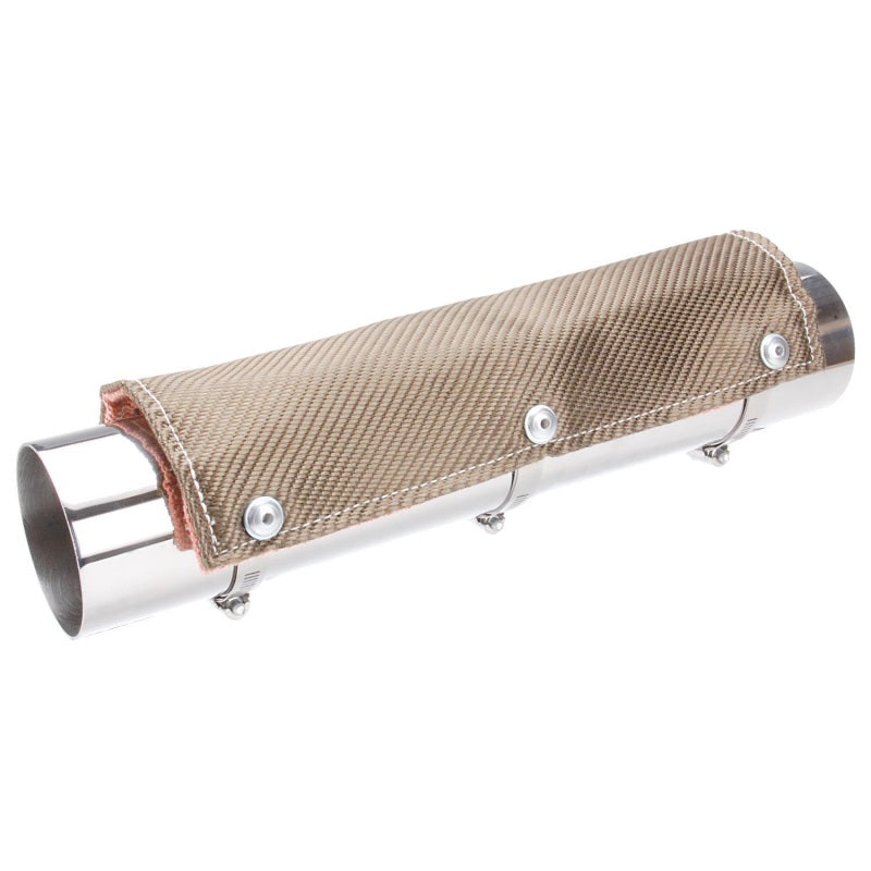 DEI 10452 - DEI10452 - DEI Pipe Shield w/Stainless Steel Clamps - 6in x 36in - Titanium - Shipped in Europe - Tuningsupply.com