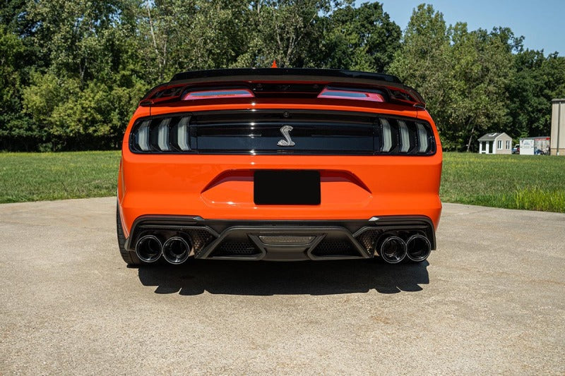 CORSA Performance 21292CFBLK - COR21292CFBLK - Corsa 20-22 Ford Mustang GT500 3.0in Dual Rear Exit Catback w/ Twin 5.0in Black Carbon Fiber Tips - Shipped in Europe - Tuningsupply.com
