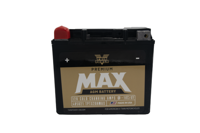 TwinPower 485021 - TWP485021 - Twin Power GYZ-20H Premium MAX Battery Replaces H-D 65991-82B Made in USA 320 CCA - Shipped in Europe - Tuningsupply.com