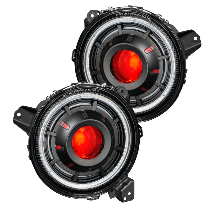 ORACLE Lighting 5839-504-B - ORL5839-504-B - Oracle Oculus Bi-LED Projector Headlights for Jeep JL/Gladiator JT - w/ Simple Controller - Shipped in Europe - Tuningsupply.com