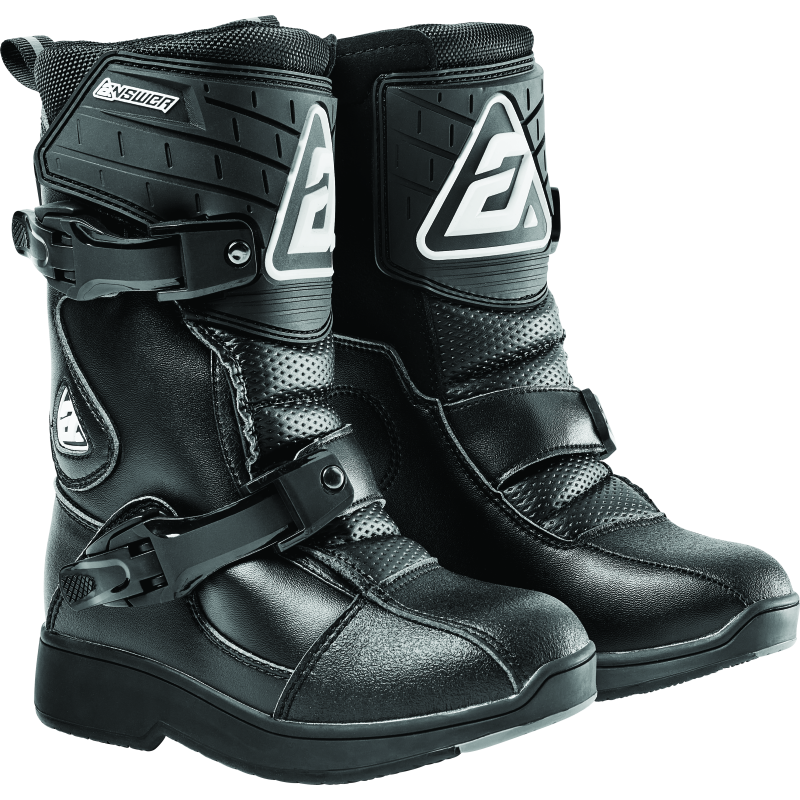 Answer 446171 - ANS446171 - Answer Peewee Boot Black Youth Size - 12 - Shipped in Europe - Tuningsupply.com
