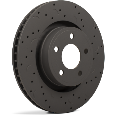 Hawk Performance KHTC5132 - HAWKHTC5132 - Hawk Talon 1997 Acura Integra GS Drilled and Slotted Rear Brake Rotor Set - Shipped in Europe - Tuningsupply.com