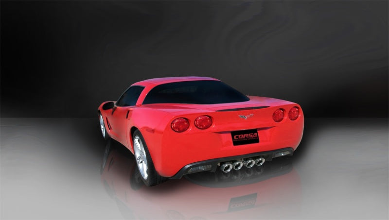 CORSA Performance 14470 - COR14470 - Corsa 2009-2013 Chevrolet Corvette C6 6.2L V8 Polished Xtreme Axle-Back Exhaust - Shipped in Europe - Tuningsupply.com