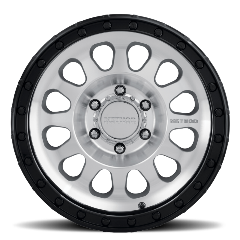 Method Wheels MR315785801600 - MRWMR315785801600 - Method MR315 17x8.5 0mm Offset 8x6.5 130.81mm CB Machined Wheel - Gloss Black Lip - Shipped in Europe - Tuningsupply.com