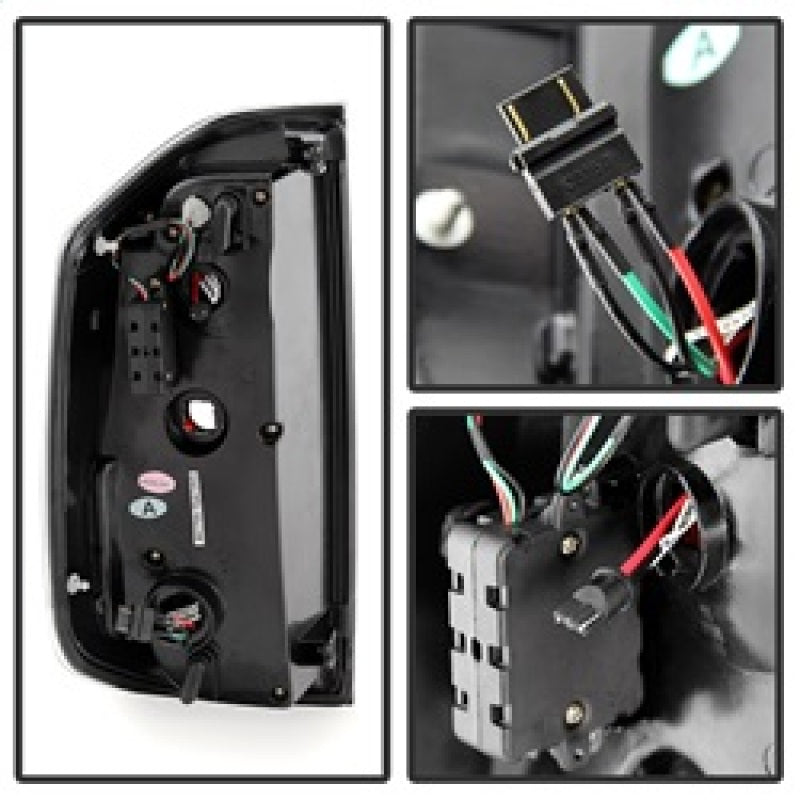 SPYDER 5080189 - SPY5080189 - Spyder Toyota Tundra 2014-2016 Light Bar LED Tail Lights Red Smoke ALT-YD-TTU14-LED-RS - Shipped in Europe - Tuningsupply.com