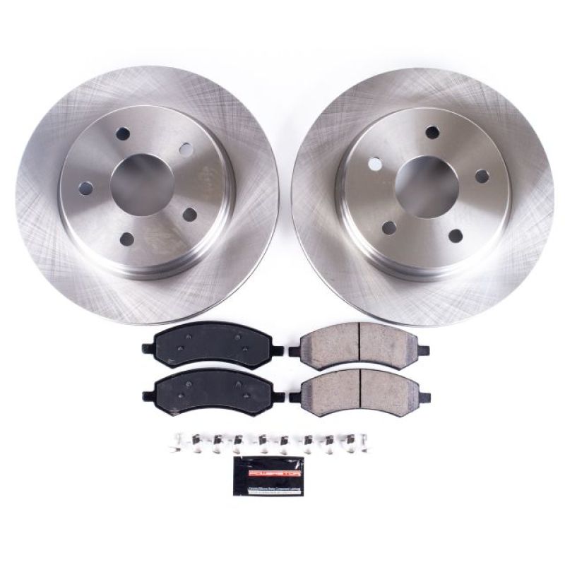 PowerStop KOE2163 - PSBKOE2163 - Power Stop 07-09 Chrysler Aspen Front Autospecialty Brake Kit - Shipped in Europe - Tuningsupply.com