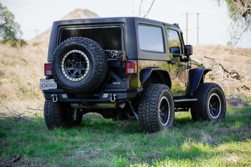 DV8 Offroad TCJK-13 - DVETCJK-13 - DV8 07-18 Jeep Wrangler (JK) Tire Carrier for MTO Bumper - Shipped in Europe - Tuningsupply.com