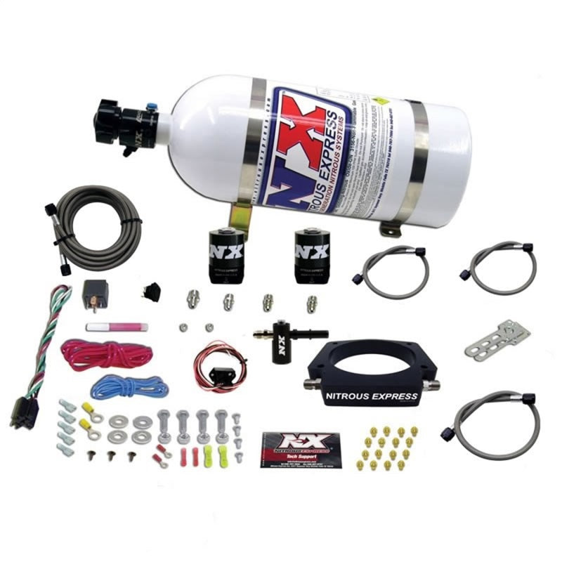 Nitrous Express 20938-10 - NEX20938-10 - Nitrous Express 2014+ Chevrolet Corvette C7 Nitrous Plate Kit (50-300HP) w/10lb Bottle - Shipped in Europe - Tuningsupply.com