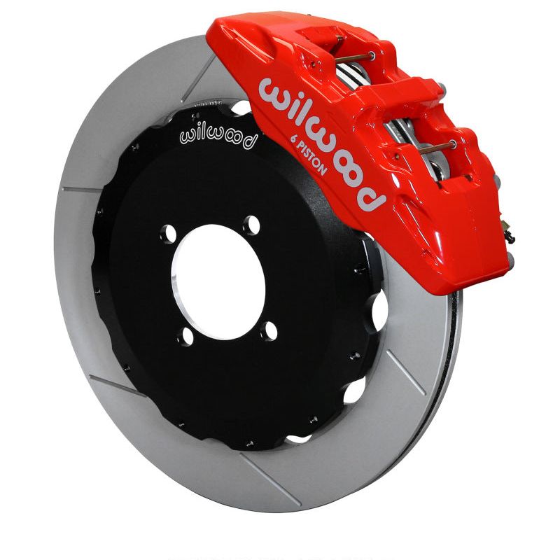 Wilwood 140-14234-R - WIL140-14234-R - Wilwood Dynapro 6 Front Hat Kit 12.88in Red 2016-Up Mazda MX5 Miata w/ Lines - Shipped in Europe - Tuningsupply.com