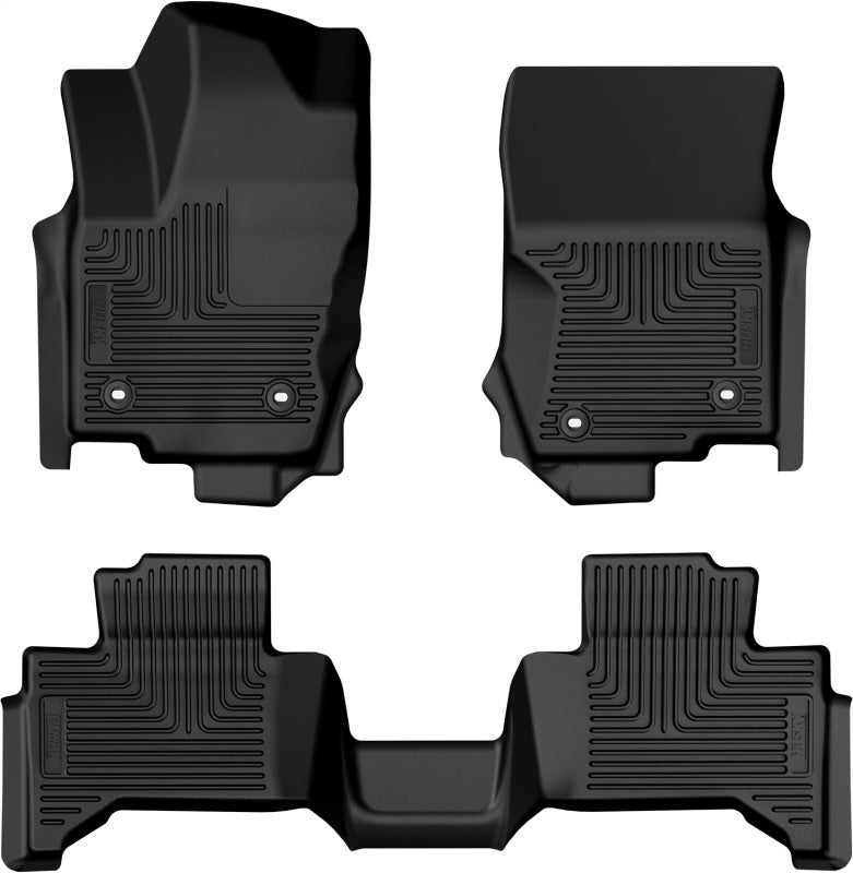 Husky Liners 95971 - HSL95971 - Husky Liners 2024 Lexus GX550 Weatherbeater Combo Black Floor Liners - Shipped in Europe - Tuningsupply.com