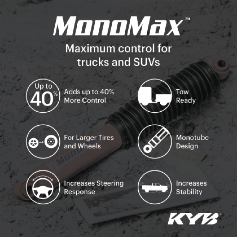 KYB 5650021 - KYB5650021 - KYB 14-19 RAM 2500 RWD (w/o Rear Air Spring & w/ HD Shocks) MonoMax Gas Shock - Rear - Shipped in Europe - Tuningsupply.com