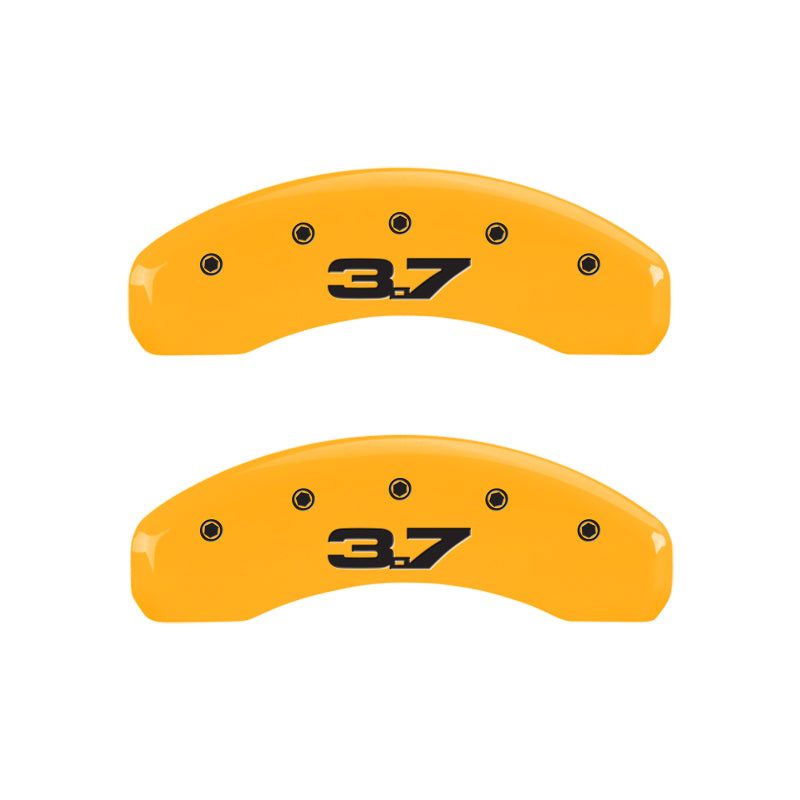 MGP 10202SMB2BK - MGP10202SMB2BK - MGP 4 Caliper Covers Engraved Front 2015/Mustang Engraved Rear 2015/Bar & Pony Black finish slvr ch - Shipped in Europe - Tuningsupply.com