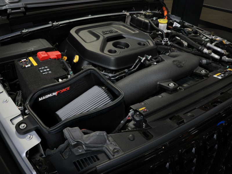aFe 54-13081D - AFE54-13081D - aFe 24-25 Jeep Wrangler JL 4XE L4 2.0L Magnum FORCE Stage-2 Cold Air Intake w/ Pro DRY S Filter - Shipped in Europe - Tuningsupply.com