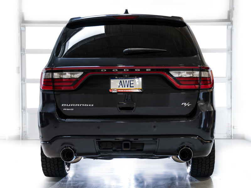 AWE Tuning 3020-32575 - AWE3020-32575 - AWE Tuning 11-24 Dodge Durango 5.7L Track Edition Exhaust w/ Chrome Silver Tips - Shipped in Europe - Tuningsupply.com