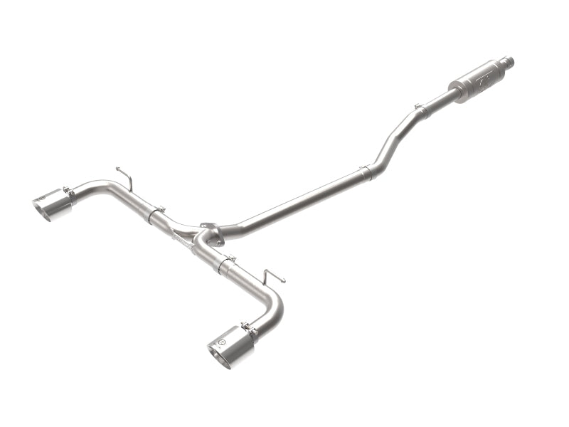 aFe 49-37015-P - AFE49-37015-P - aFe Takeda 2-1/2in 304 SS Cat-Back Exhaust w/ Polished Tips 14-18 Mazda 3 L4 2.0L/2.5L - Shipped in Europe - Tuningsupply.com