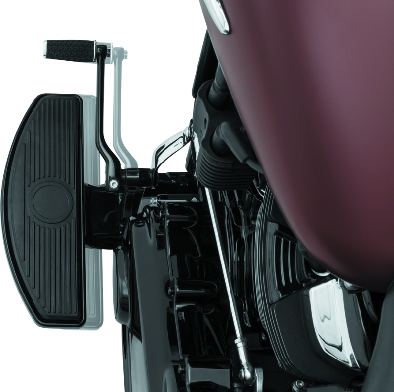 Kuryakyn 7508 - KUR7508 - Kuryakyn Driver Floorboard Spacers 18-Up Softail Models Gloss Black - Shipped in Europe - Tuningsupply.com