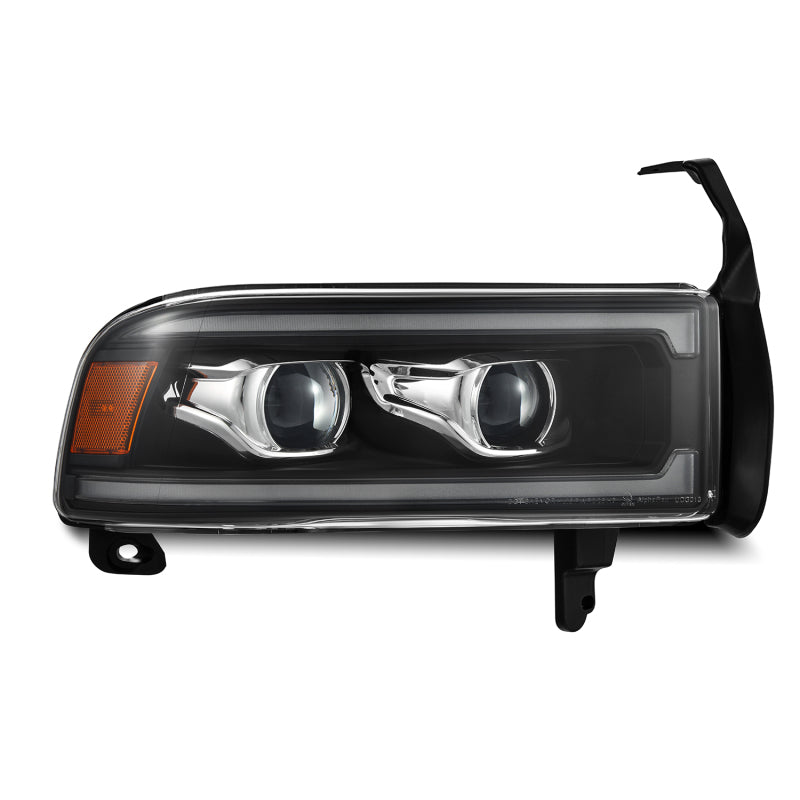 AlphaRex 880353 - ARX880353 - AlphaRex 94-01 RAM 1500 LUXX LED Proj Headlights Blk w/Activ Light/Seq Signal/SB DRL - Shipped in Europe - Tuningsupply.com