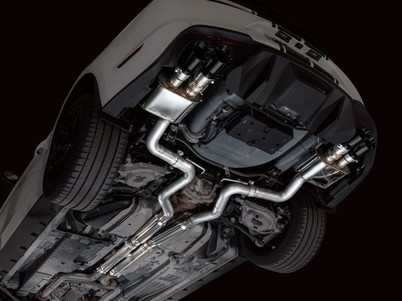AWE Tuning 3025-43550 - AWE3025-43550 - AWE Tuning 18-23 S550 Mustang GT SwitchPath Exhaust - Diamond Black Tips - Shipped in Europe - Tuningsupply.com