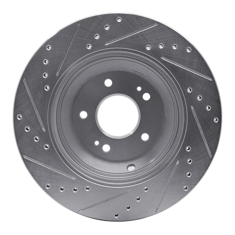 R1 Concepts 631-03056R - RNC631-03056R - R1 18-23 Genesis G80 Rear Right Drilled & Slotted Silver Brake Rotor - Shipped in Europe - Tuningsupply.com